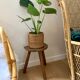 Wooden tripod stool