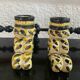 Vintage Handmade Candlestick Duo