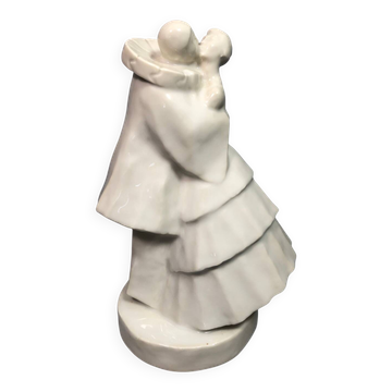THE KISS by Edouard Marcel Sandoz in Haviland Limoges porcelain