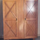 Vintage wardrobe wardrobe oak, 50s