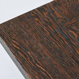 Brutalist square shaped coffee table Mid-Century France 1970