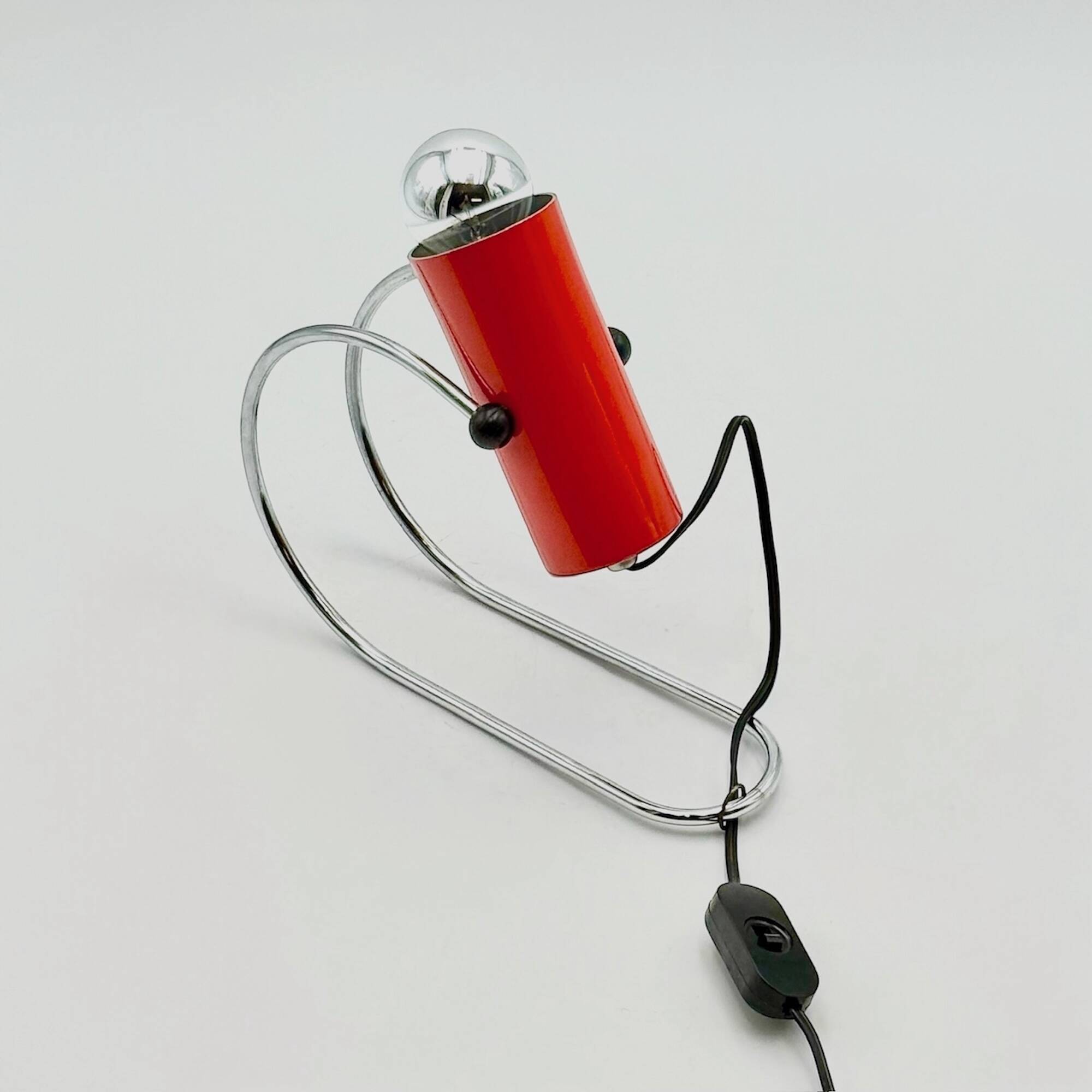 Rare 'Tube' Adjustable Table Lamp by Targetti Sankey, 1970s