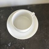 Tea cups and under white porcelain cups