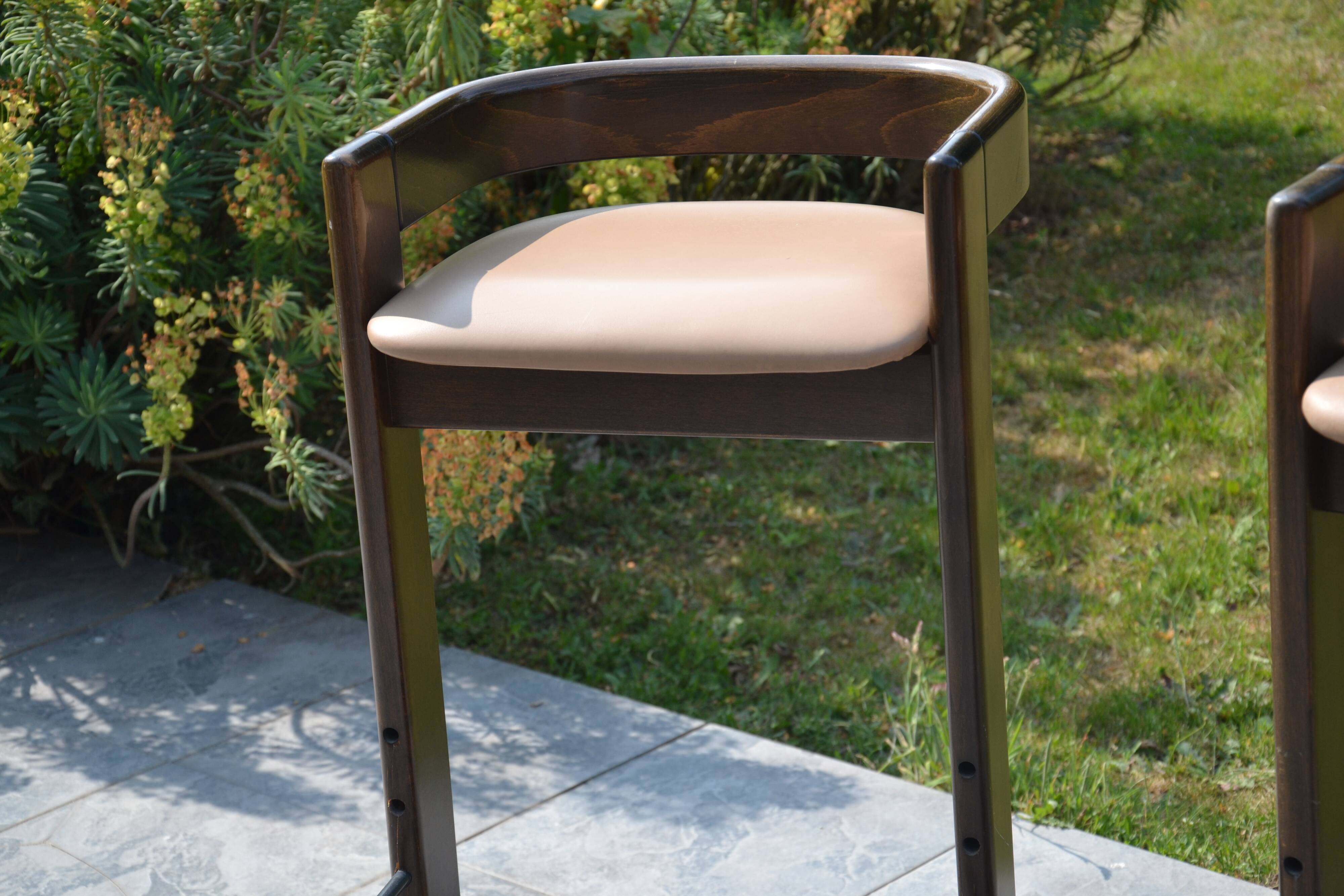 2 vintage bar chairs Germany