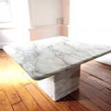 Square marble coffee table