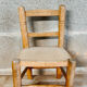 Vintage child brutalist chair