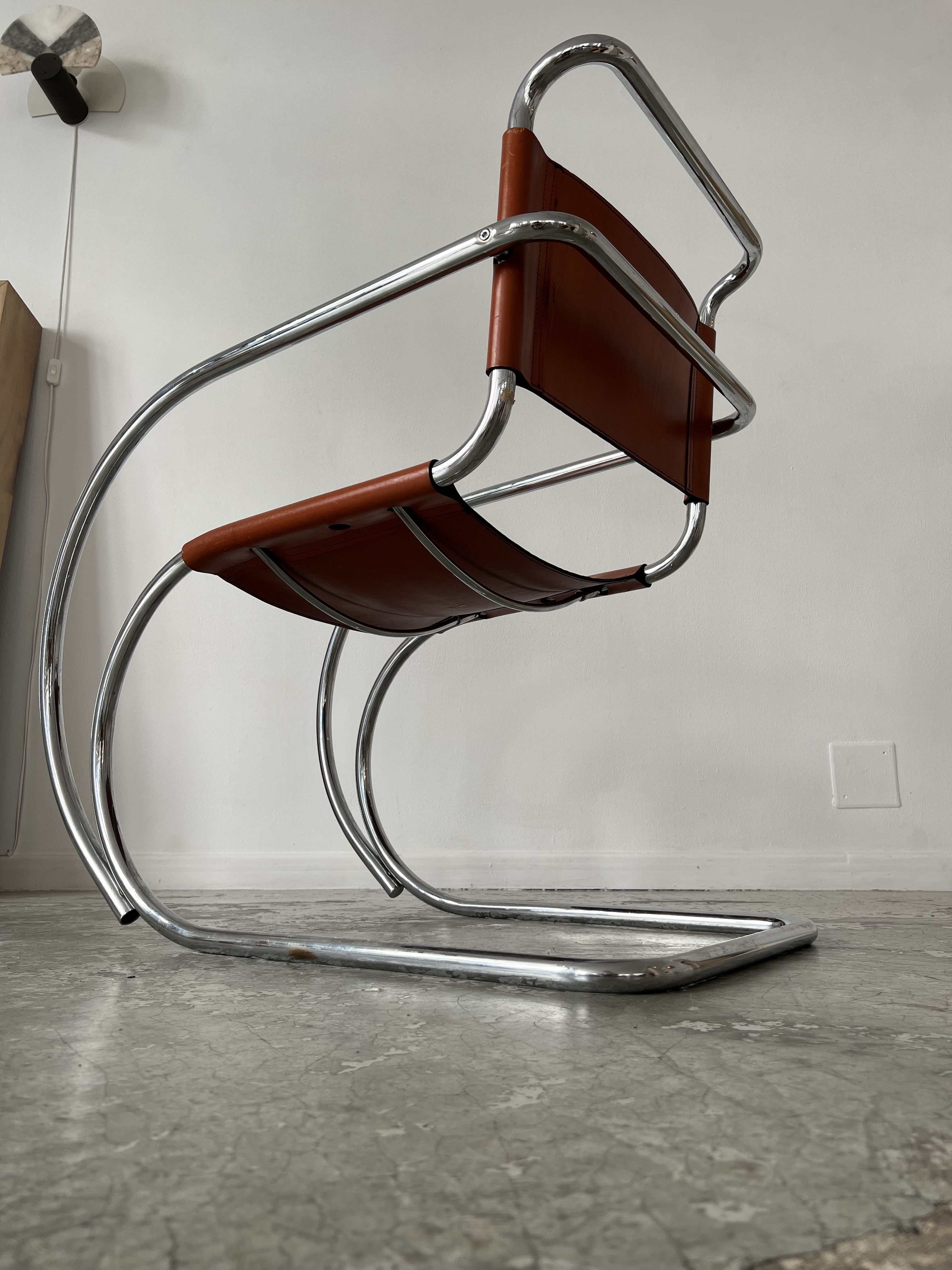 MR20 armchair by Ludwig Mies van der Rohe for Knoll international 60s