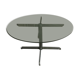 Round glass Pable from the 70s
