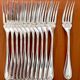 Christofle Marot Berain, 12 fish cutlery sets, shell decor