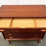 Danish commode model 314 in teak by Johannes Sorth for Nexø Møbelfabrik, 1960s.