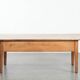 Fantastic antique French coffee table made of fruitwood with two drawers
