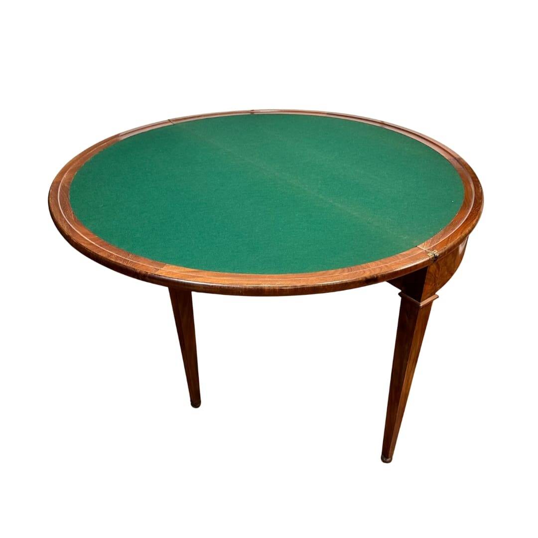 Table de jeu, acajou, Directoire, vers 1800 – France