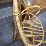 Rattan armchair
