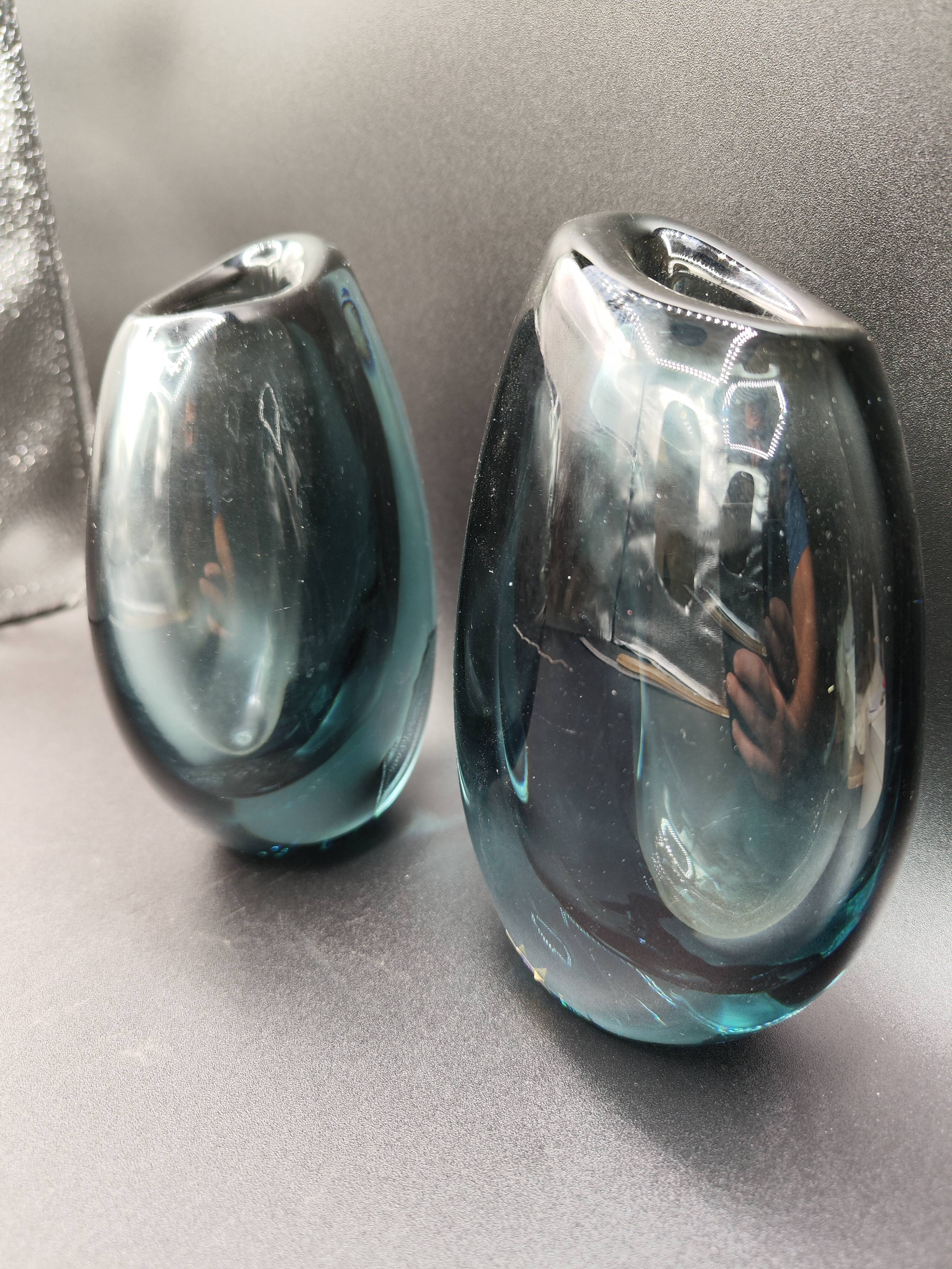 Pair of vases kosta lh1606 vicke lindstrand circa50/60