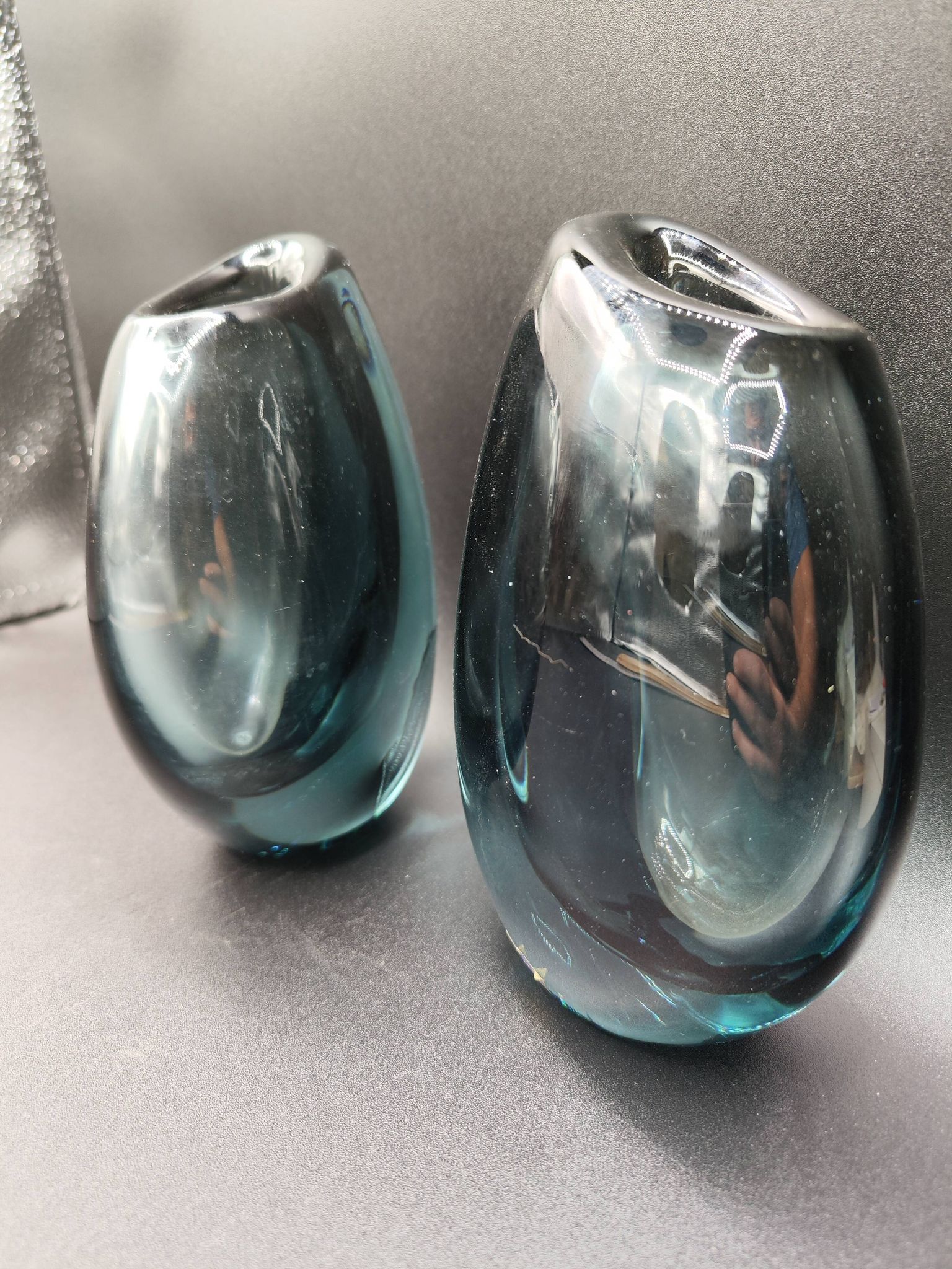 Pair of vases kosta lh1606 vicke lindstrand circa50/60