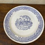 Large blue and white porcelain plate XX