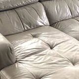 Leather corner sofa