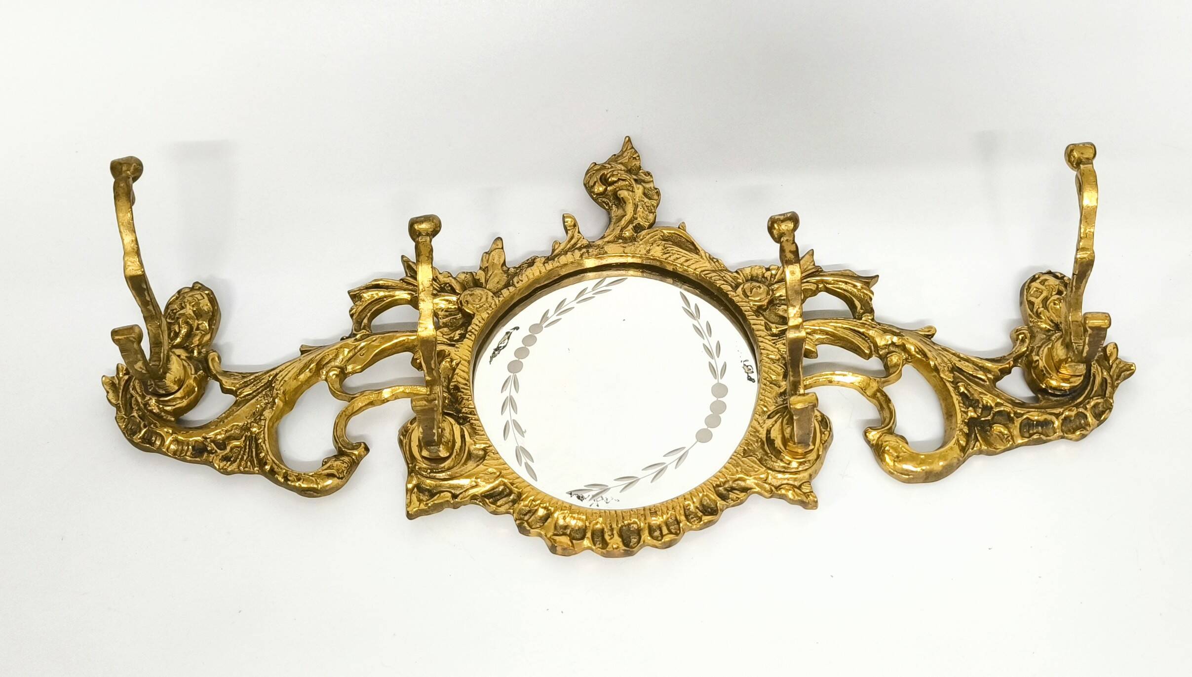 Bronze pole with mirror Imperio style years 40