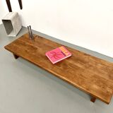 Solid oak coffee table, 1950s