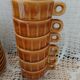 12 antique coffee cups with saucers
