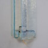 Set of 3 Murano wall sconces by Carlo Nason for Mazzega, 1970s