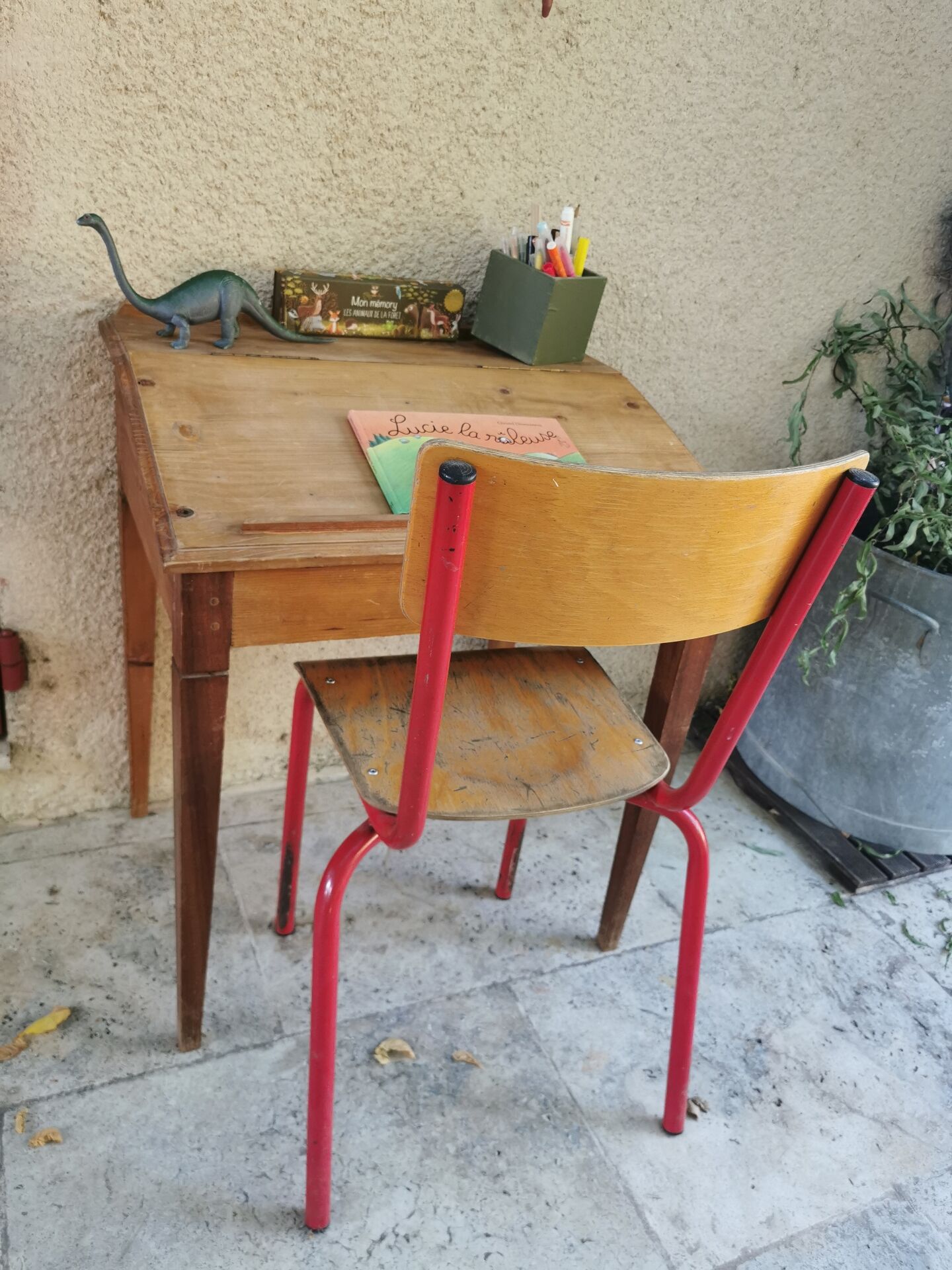 Wooden desk
