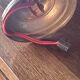 Modernist art deco suspension ceiling lamp in glass and chromed metal
