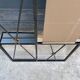 Wall-mounted coat rack mirror entrance 182x64cm vintage 1950s