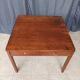 Vintage walnut table with 2 drawers