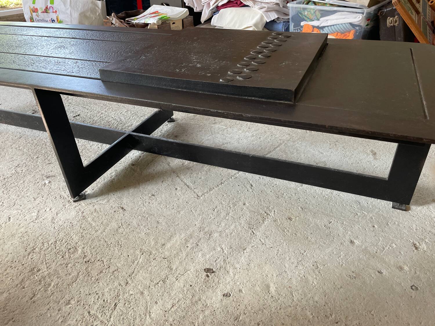 1980 Steel Coffee Table