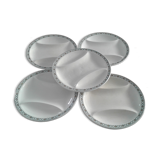 5 asperges plates, longwy model spring