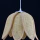 Suspension and rattan flower petals.
