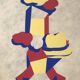Vilma pasqualini. composition with a hat, 1973. print