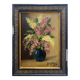 HSP painting "Bouquet of Lilac" signed 1870 + frame