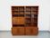 Vintage Scandinavian double bookcase in teak from the 60s