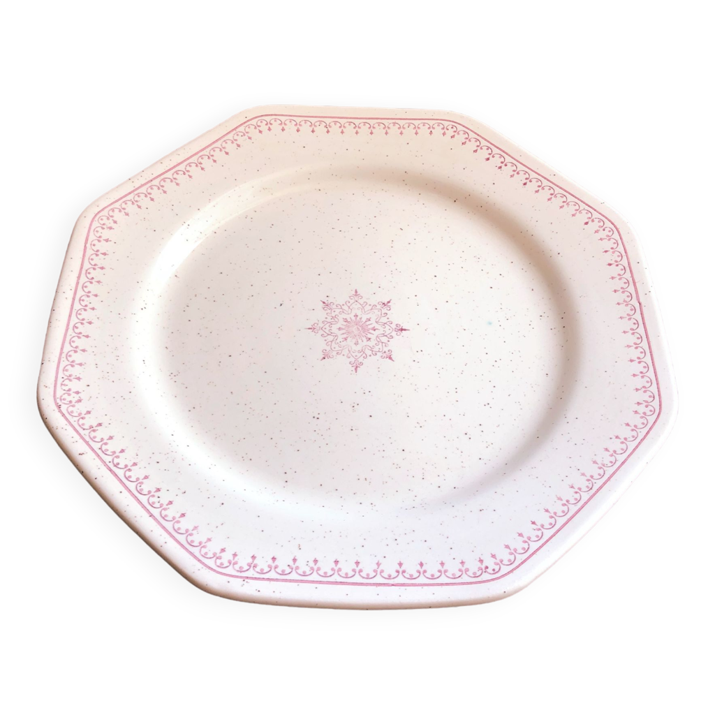 Assiette à dessert Madame de Récamier - Rose | Mathilde M