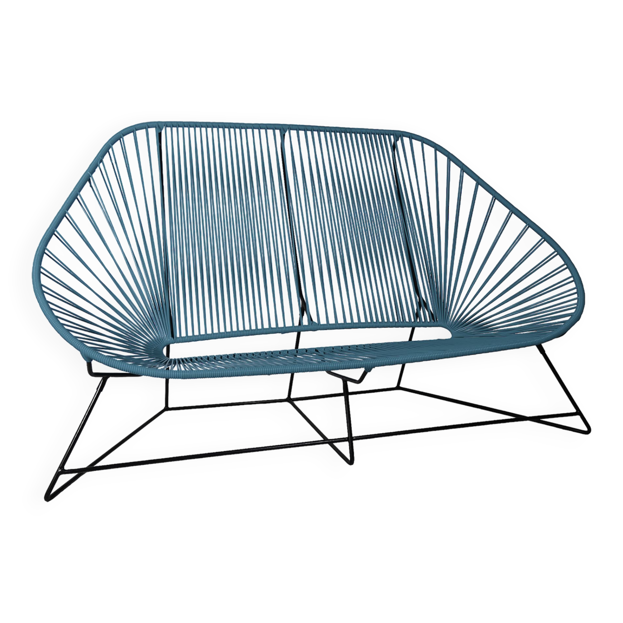 Canape 3 place blue duck Boqa