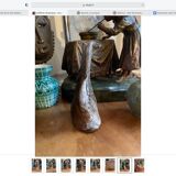 Ceramic soliflore - Brutalist - shaped piece