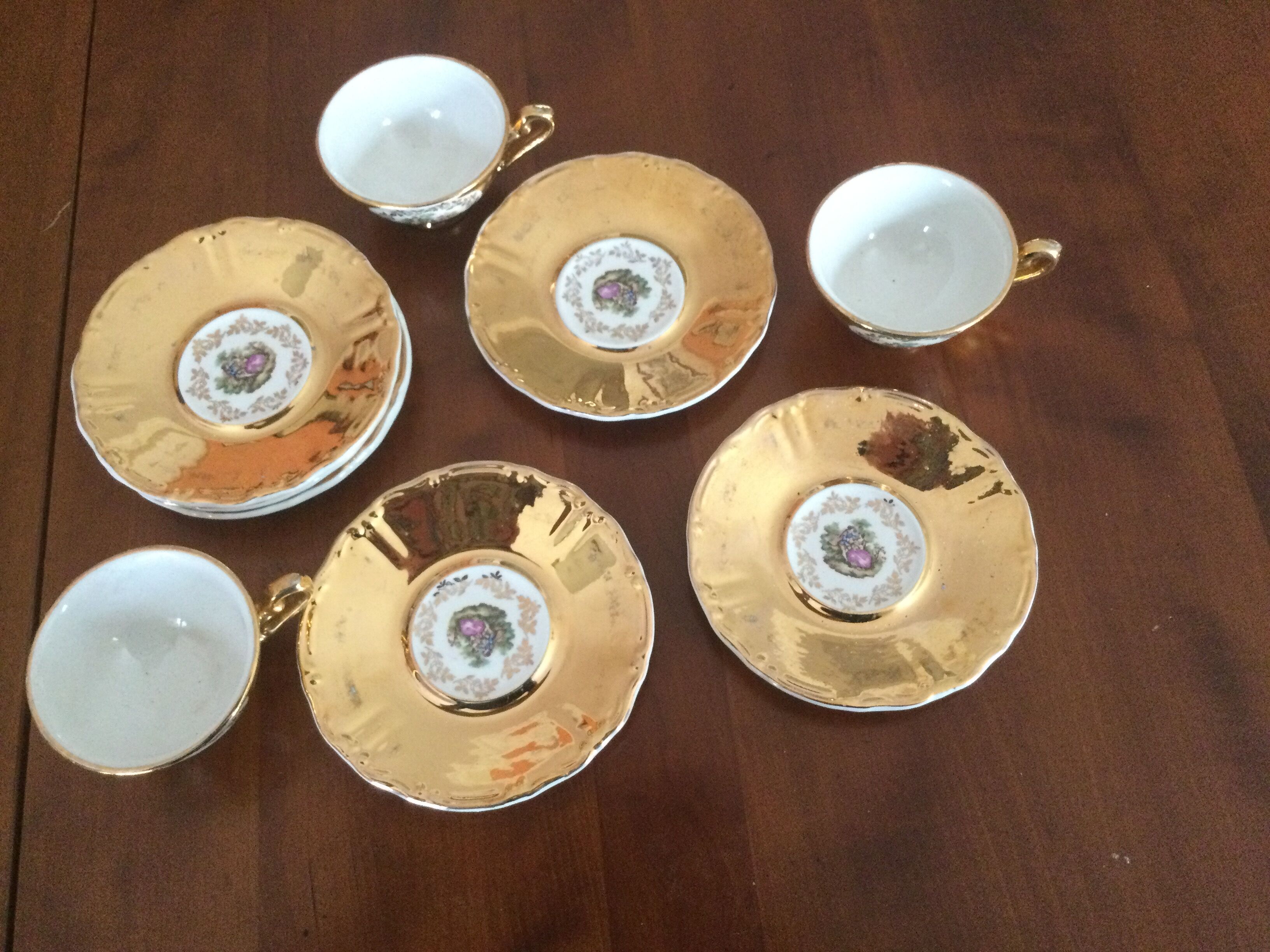 Coffee cups or mocha with romantic scenes