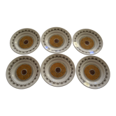 Set of 6 Broadhurst English earthenware plates