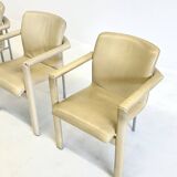 Set of 4 vintage Leolux Cachucha dining chairs