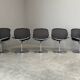 Set O-line dining chairs by Herbert Ohl, Wilkhahn 1980s