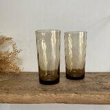 6 LUMINARC France smoked glasses