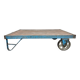 Large Blue Industrial Coffee Table Cart, 1960s