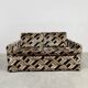 Vintage 2 seater daybed sofa 'Geometric deluxe'