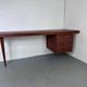 Danish modernist desk in teak, 1950s