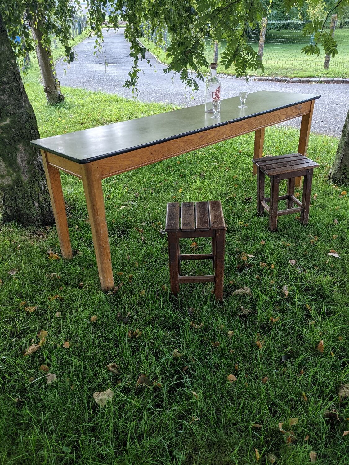 Vintage bistro table