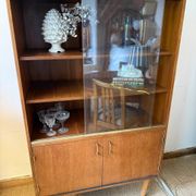 Vintage display cabinet bookshelf