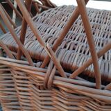 Wicker children's bench