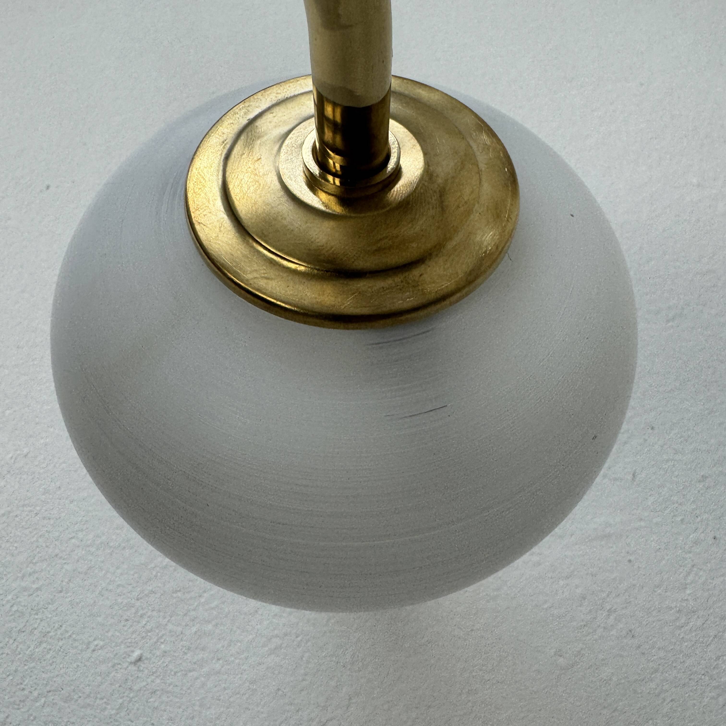 Lot of 3 old vintage opaline wall lights